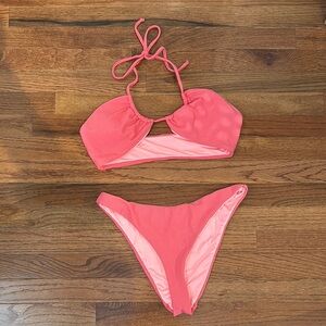 Dippin Daisys Ribbed Bikini Set